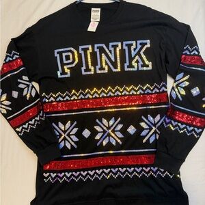 VINTAGE NWT VS Pink Christmas shirt